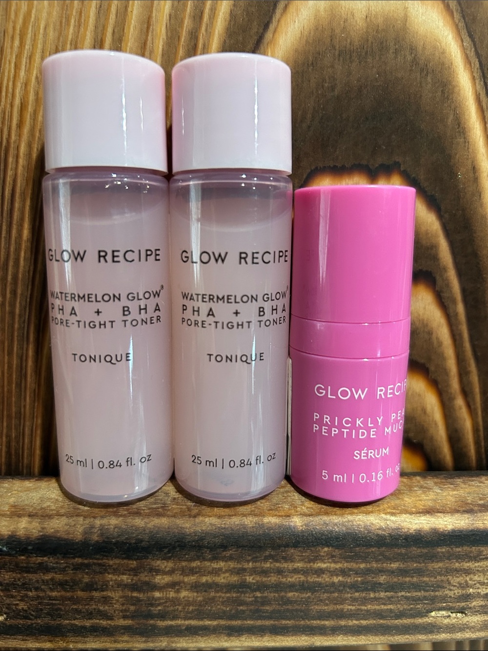 Glow Recipe Pink Mini Watermelon Glow Toner & Prickly Pear Serum Set